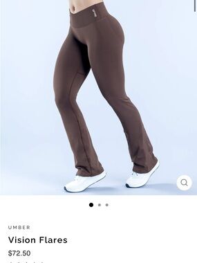 Vision Flares High-Rise Flare Pants in Umber